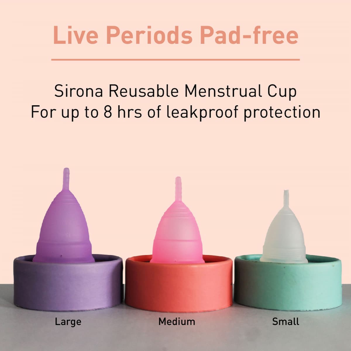 Sirona - Menstrual Cup Combo Intimate & Cup Wash 15ml - Small