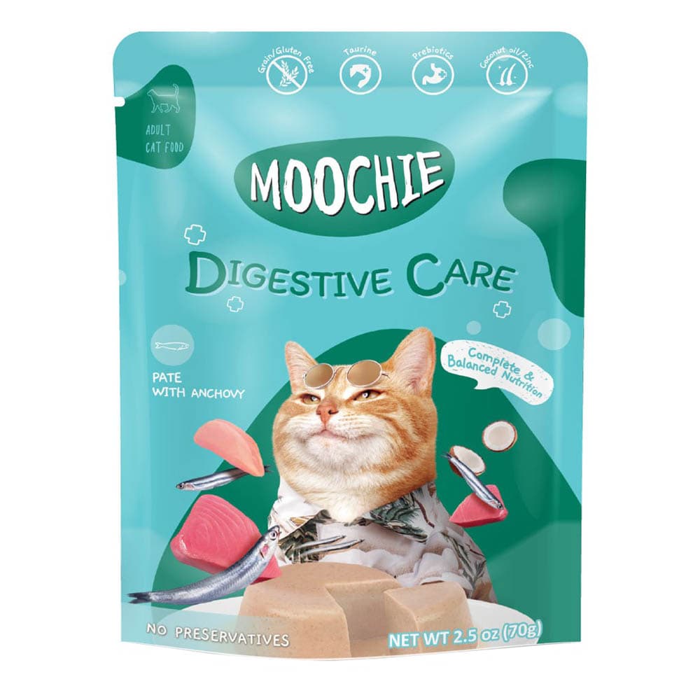 Moochie - Pate w/ Anchovy - Digestive Care Pouch 70g