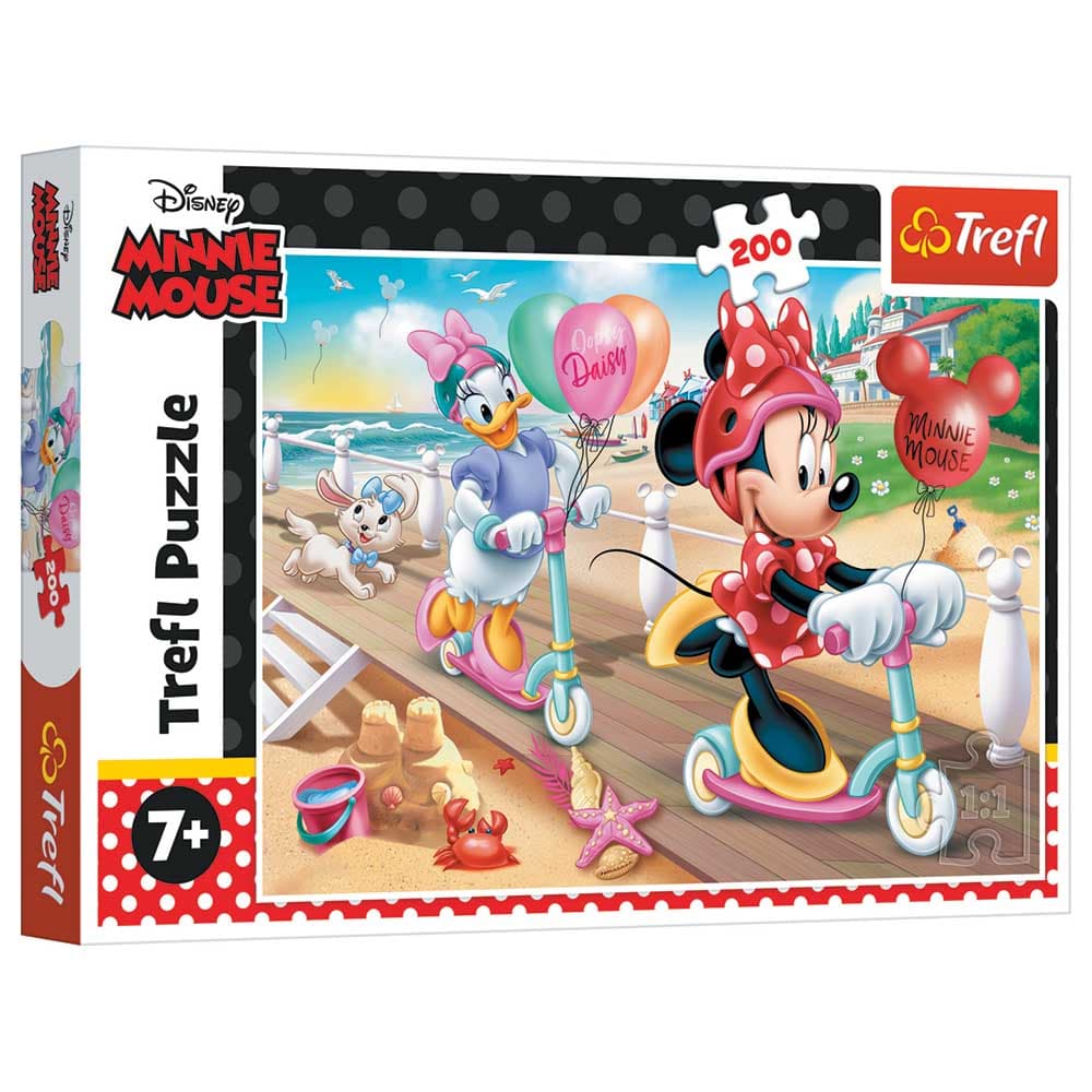 Minnie Mouse - Minnie On The Beach Puzzle - 200pcs