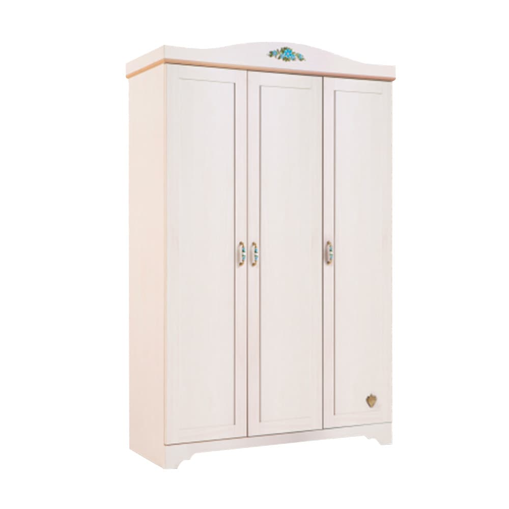 Cilek - Flower 3 Doors Wardrobe - Beige