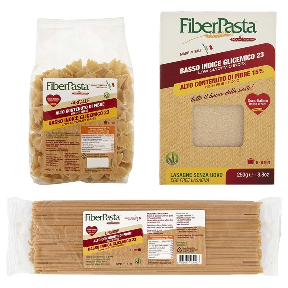 Fiber Pasta - Pasta Assortment Bundle 5