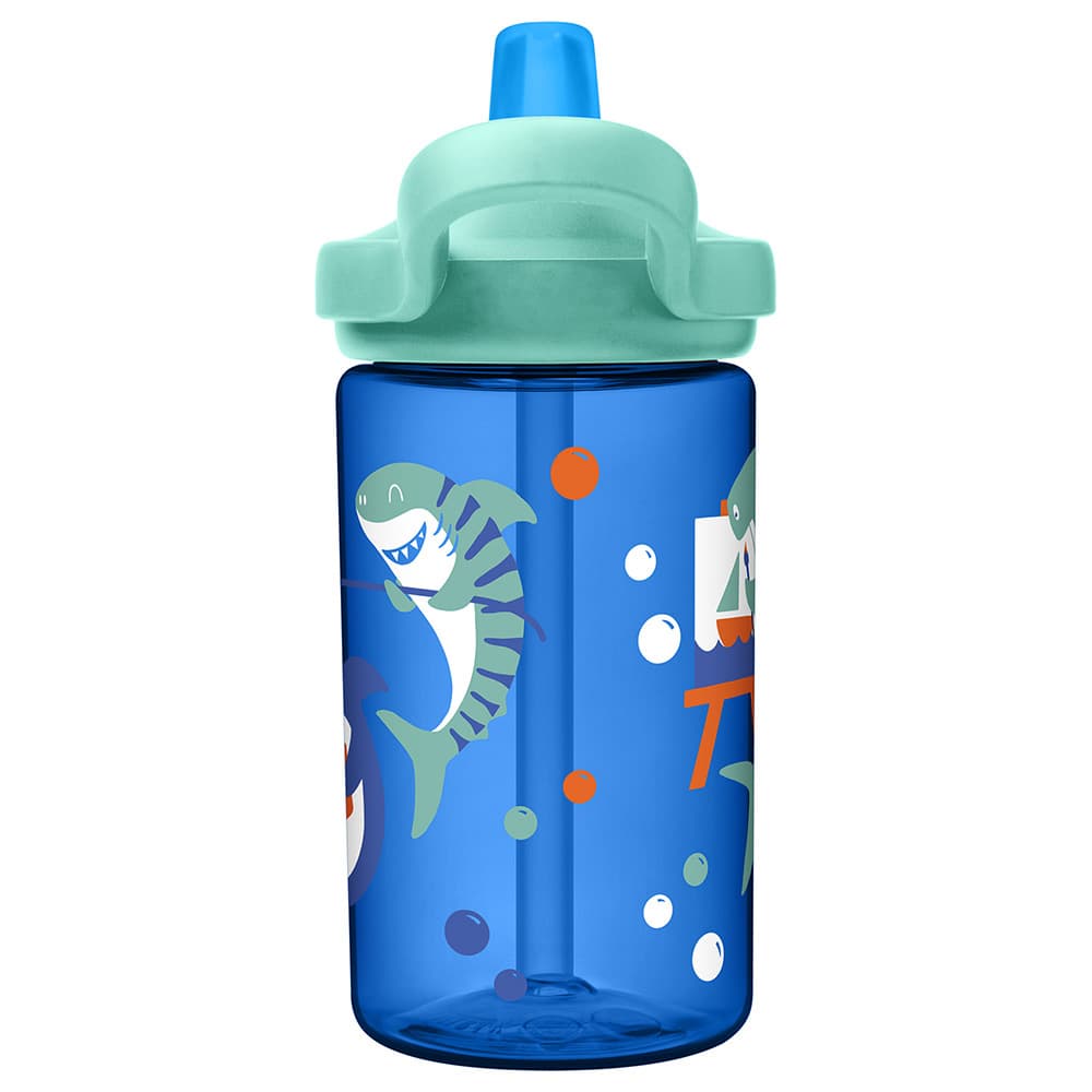 CamelBak - Spring Summer Eddy+ Kids Water Bottle - Shark Summer Camp - 414 ml