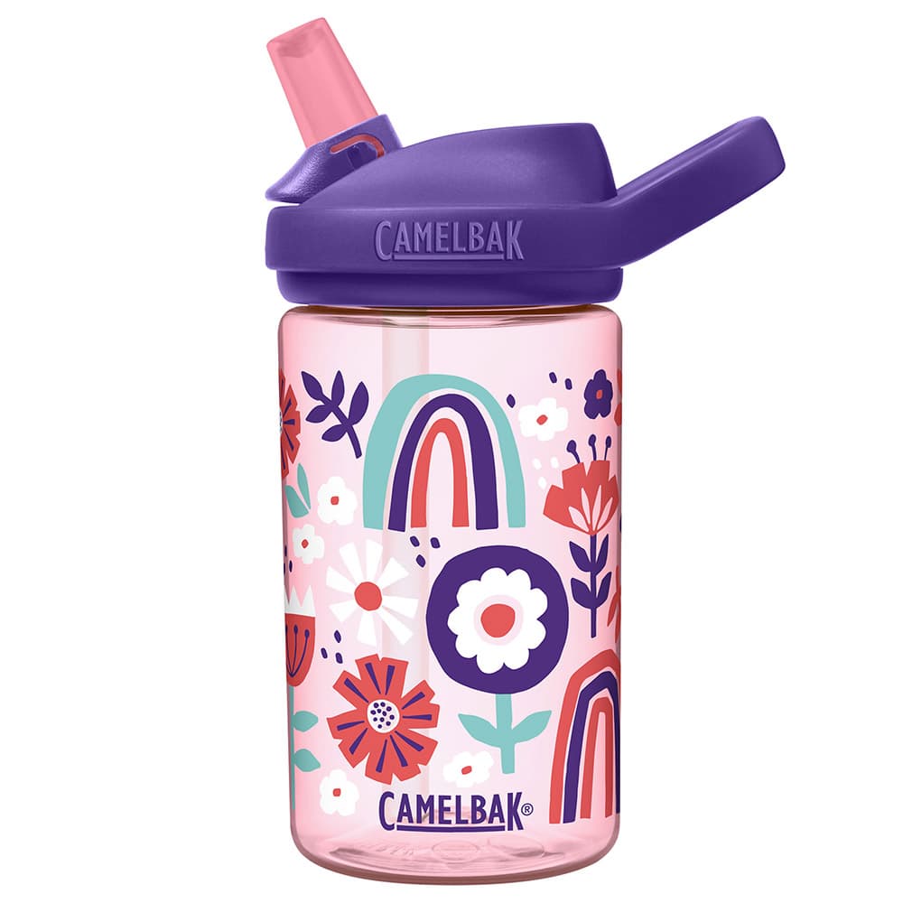 CamelBak - Spring Summer Eddy+ Kids Water Bottle - Floral Collage - 414 ml