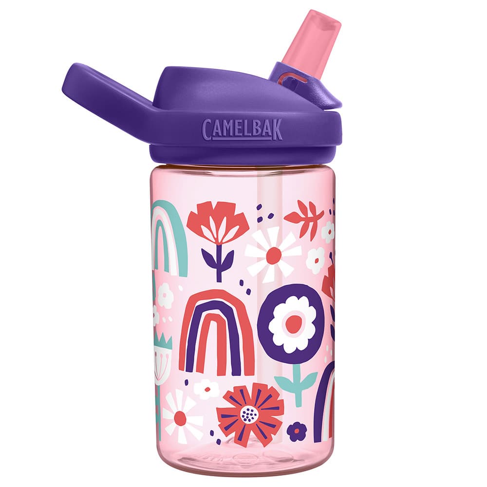 CamelBak - Spring Summer Eddy+ Kids Water Bottle - Floral Collage - 414 ml