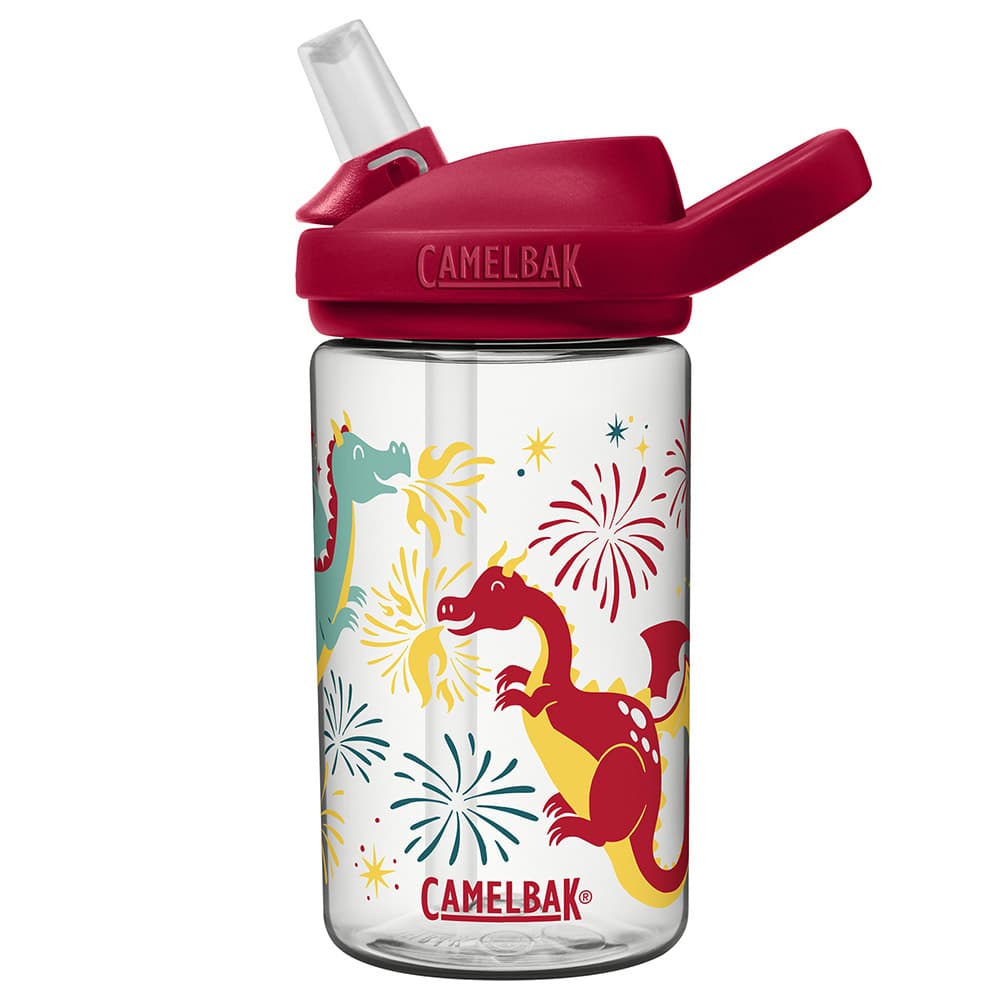 CamelBak - Spring Summer Eddy+ Kids Water Bottle - Firework Dragon - 414 ml