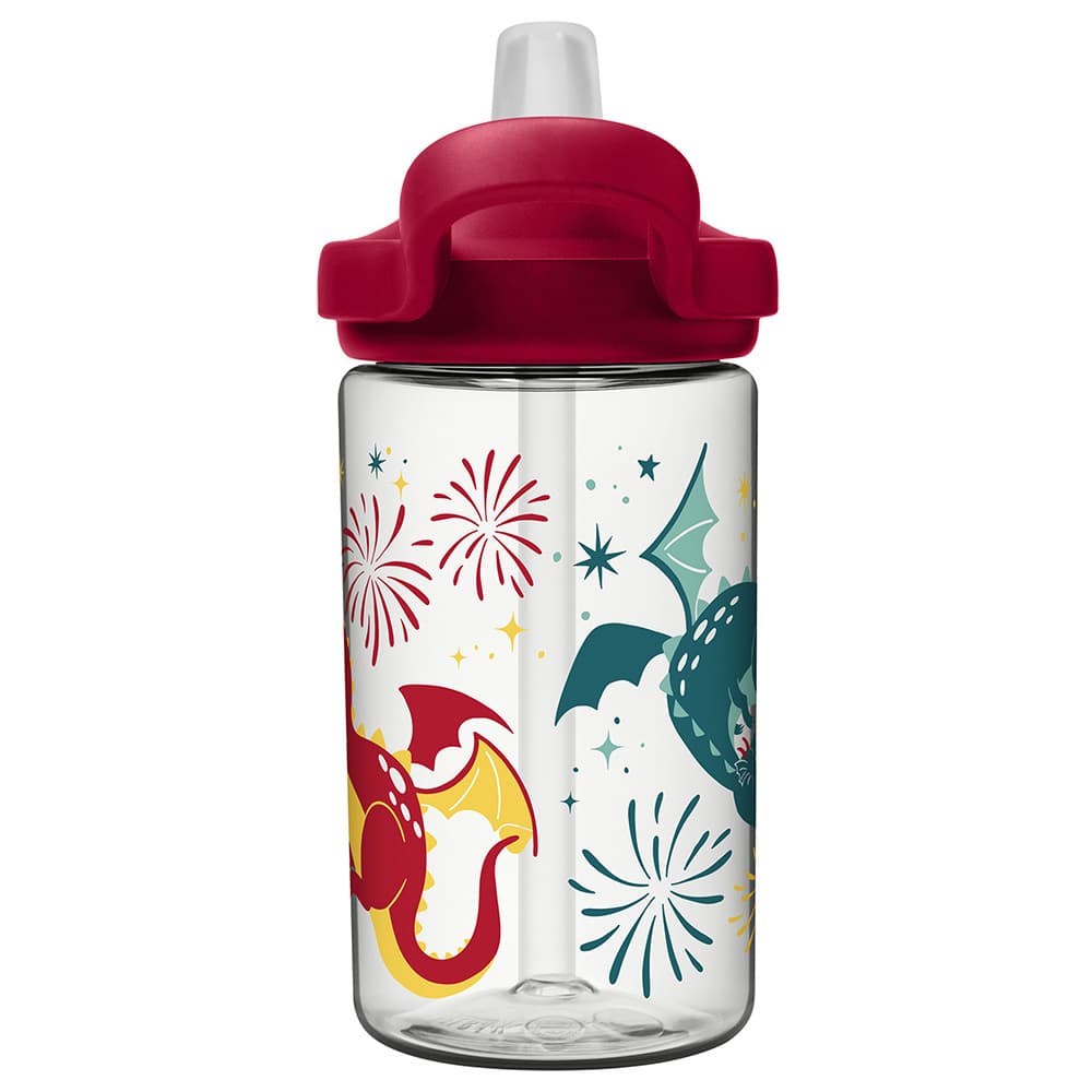 CamelBak - Spring Summer Eddy+ Kids Water Bottle - Firework Dragon - 414 ml