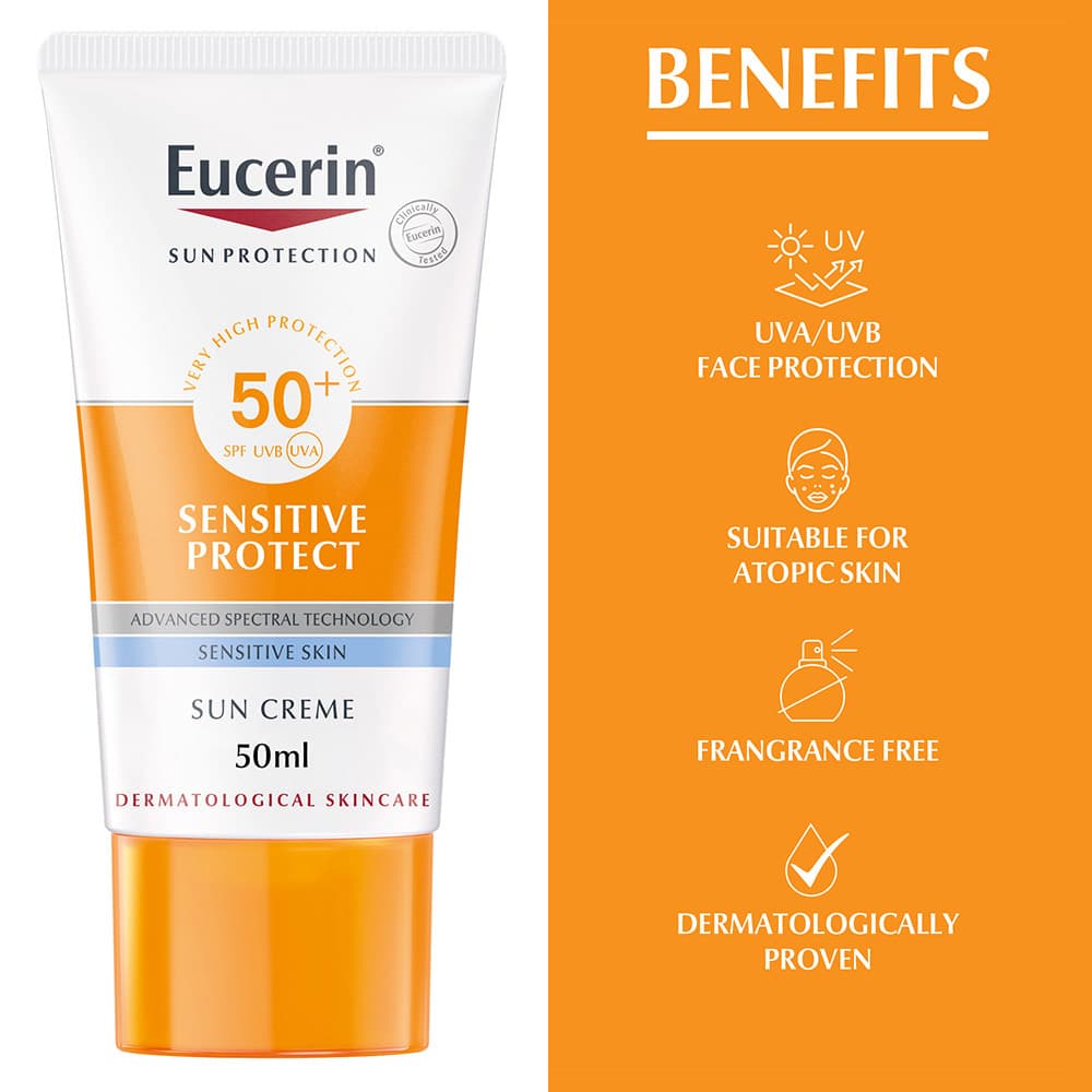 Eucerin - Sun Sensitive Protect Facial Sunscreen For Dry Skin 50ml