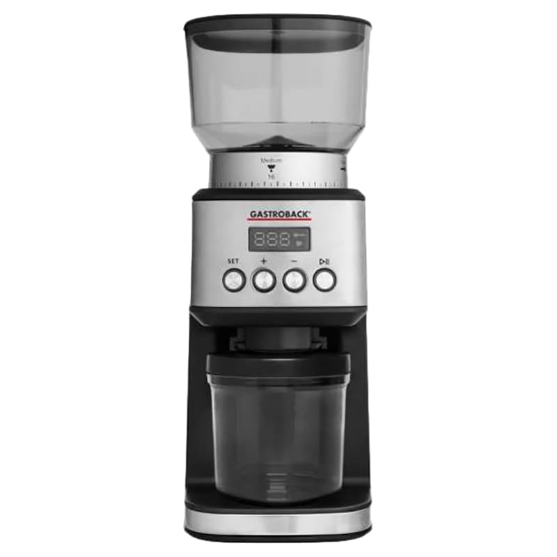 Gastroback - Design Coffee Grinder Digital - Silver