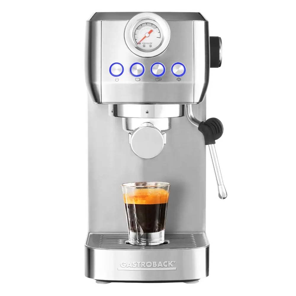 Gastroback - Design Piccolo Pro Espresso Machine - Silver