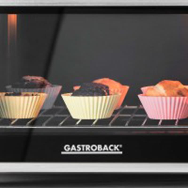 Gastroback - Design Bistro Oven Bake & Grill - Silver/Black