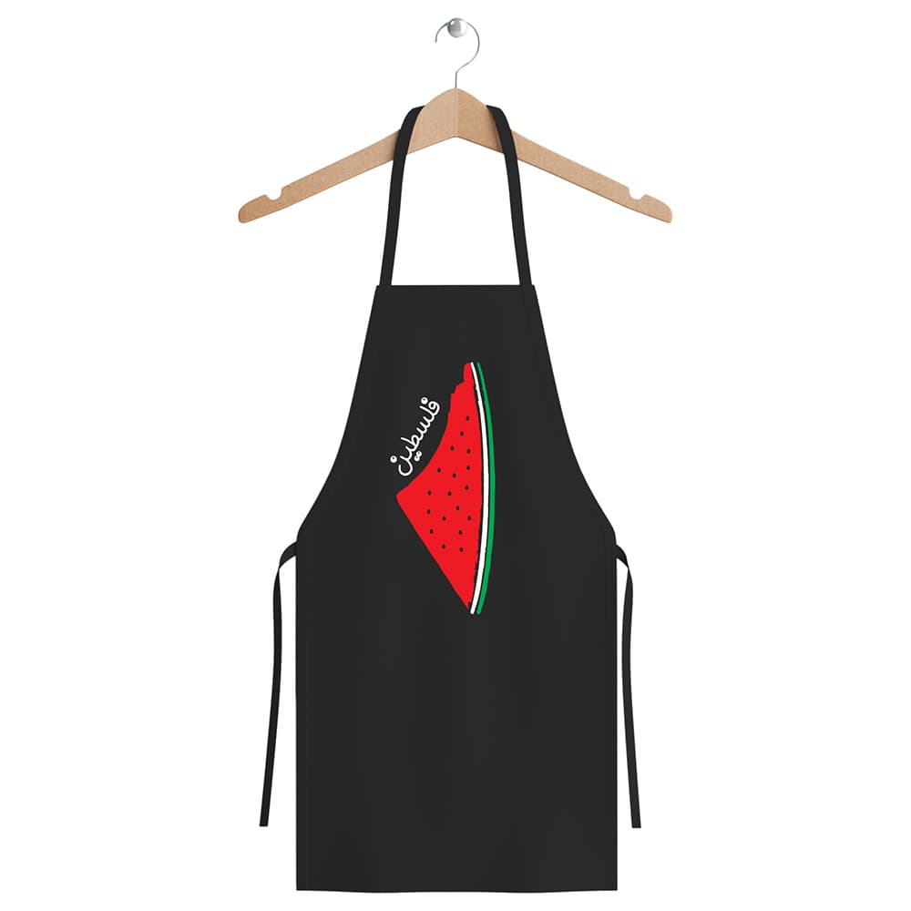 Twinkle Hands - Palestine Map Apron - Black