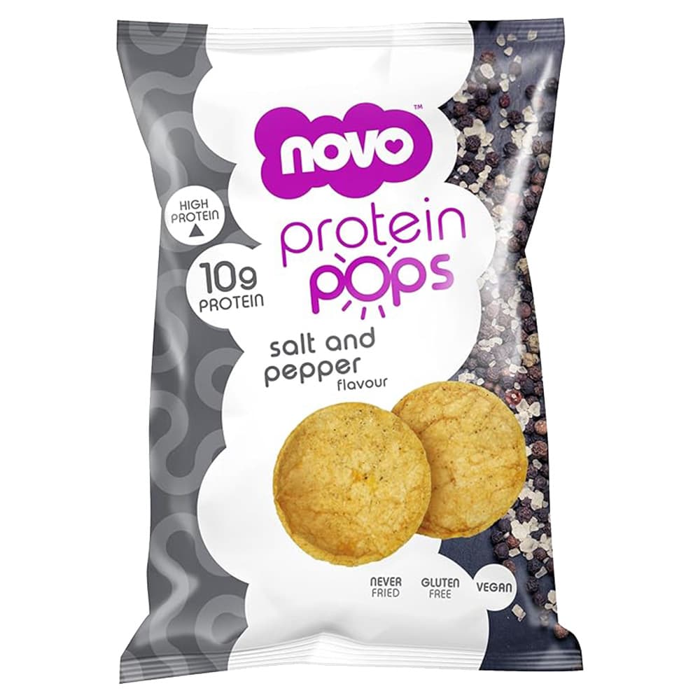 Novo - Protein Pops Healthy Snack - Barbecue - 45 g - Pack of 6