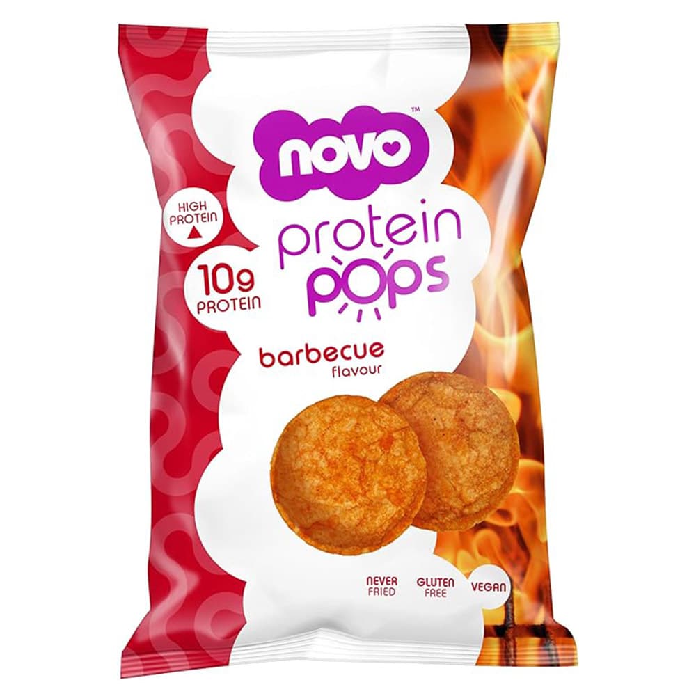 Novo - Protein Pops Healthy Snack - Barbecue - 45 g - Pack of 6