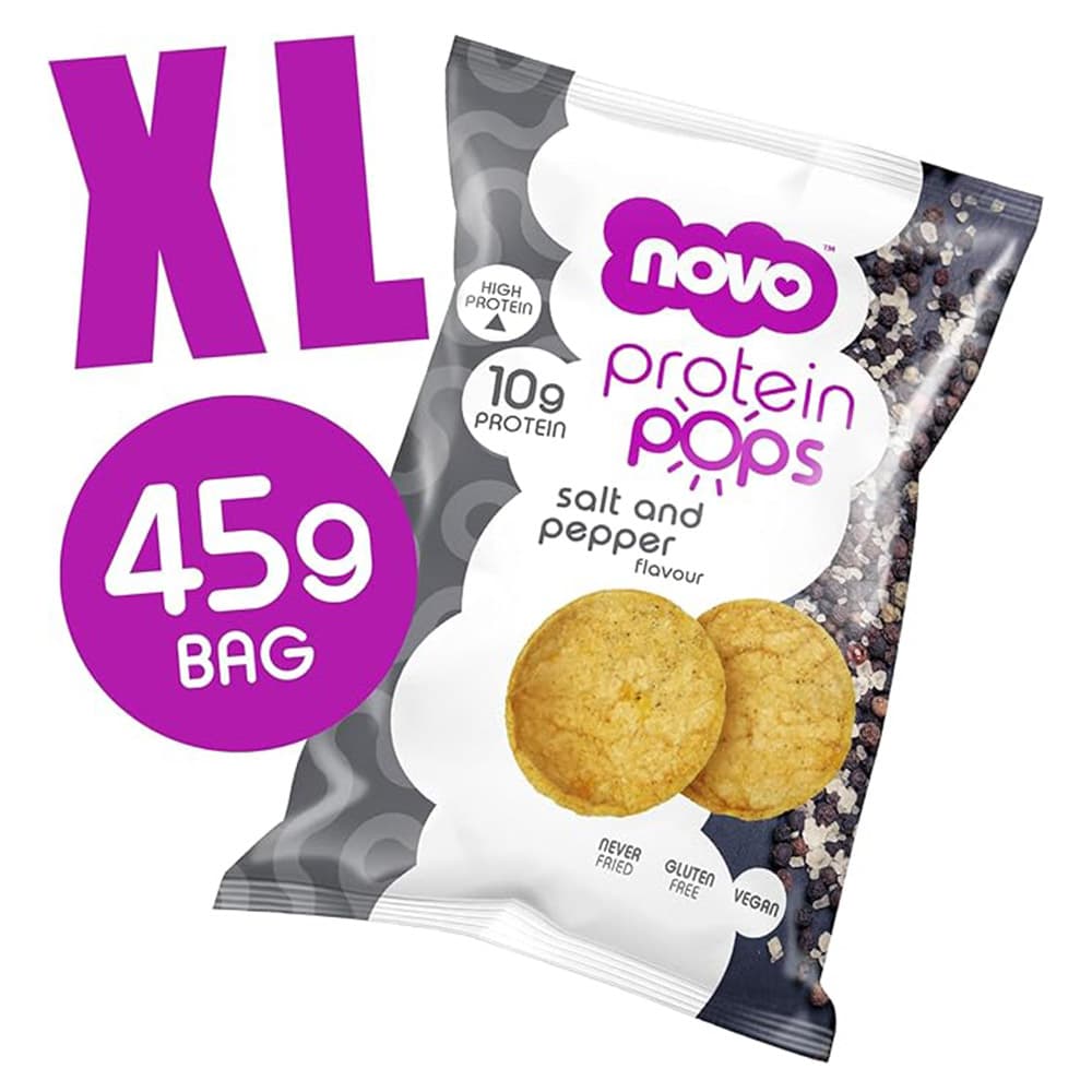 Novo - Protein Pops Healthy Snack - Salt And Pepper - 45 g