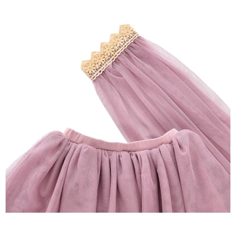 By Astrup - Doll Tulle Skirt With Veil - Plum