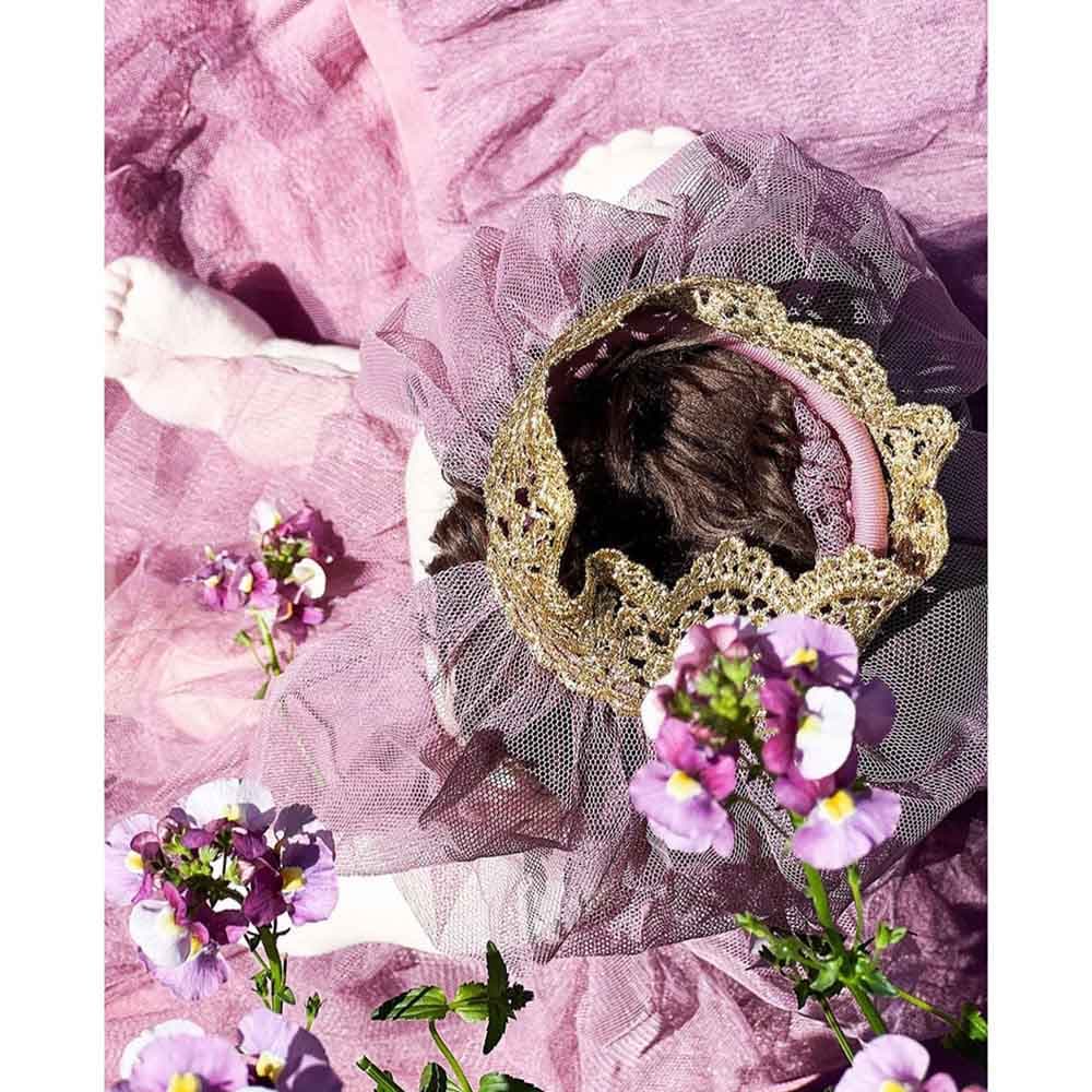 By Astrup - Doll Tulle Skirt With Veil - Plum