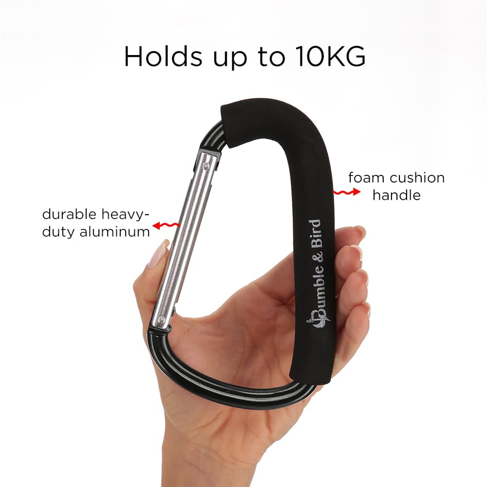 Bumble & Bird - The Multipurpose Stroller Hook - Black (Exclusive)