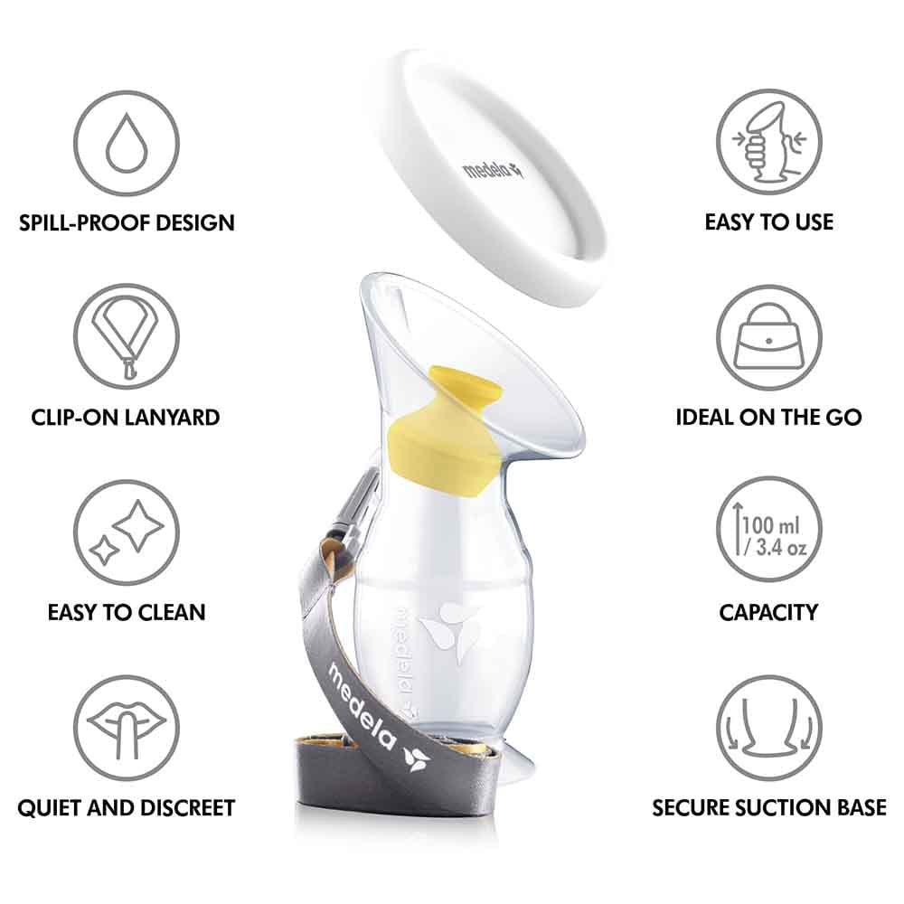 Medela - Silicone Breast Milk Collector - Breast Milk Saver