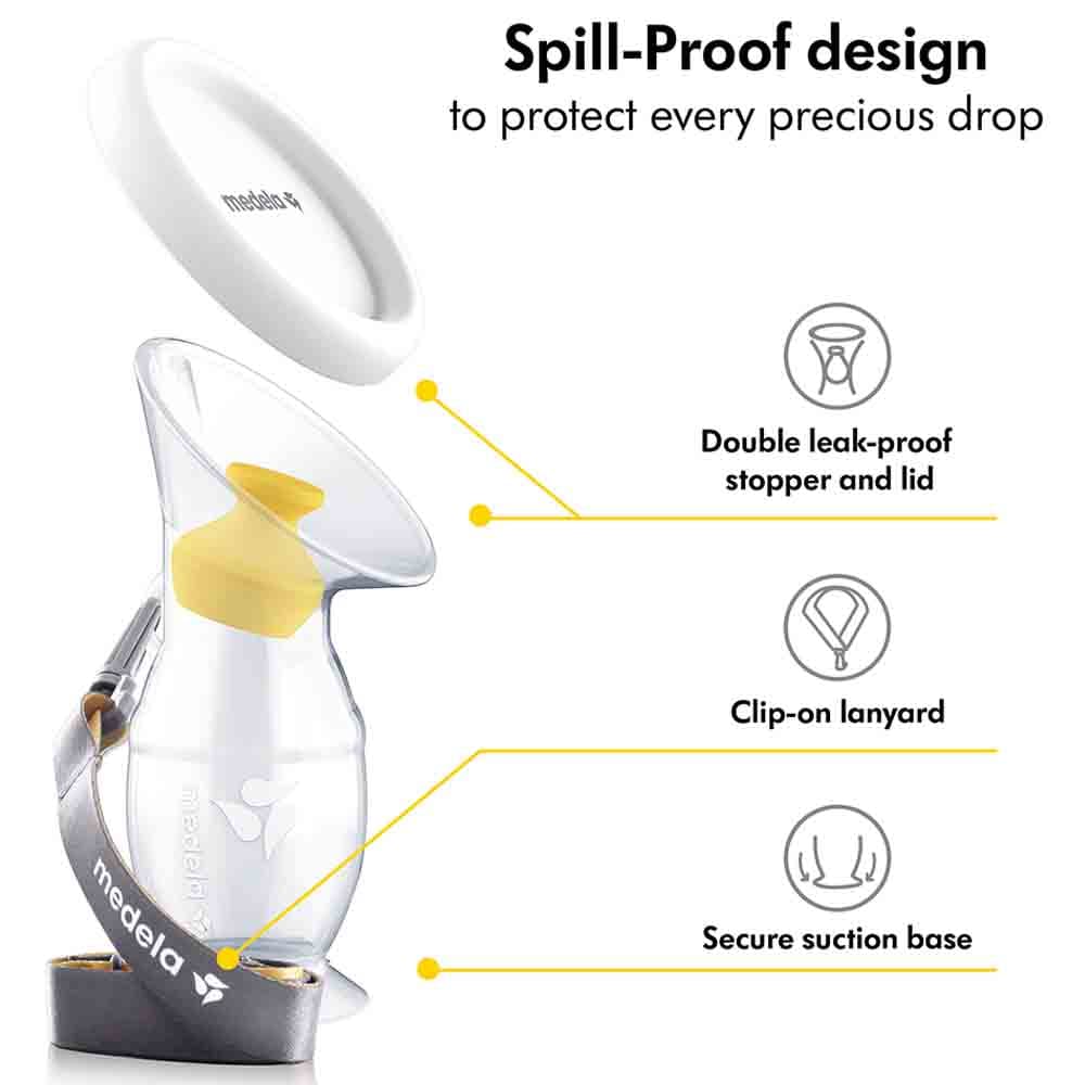 Medela - Silicone Breast Milk Collector - Breast Milk Saver