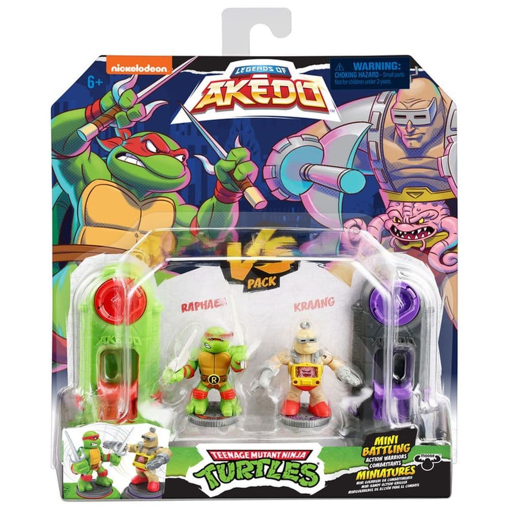 Akedo - TMNT S1 Raphael Vs Kraang Action Figure