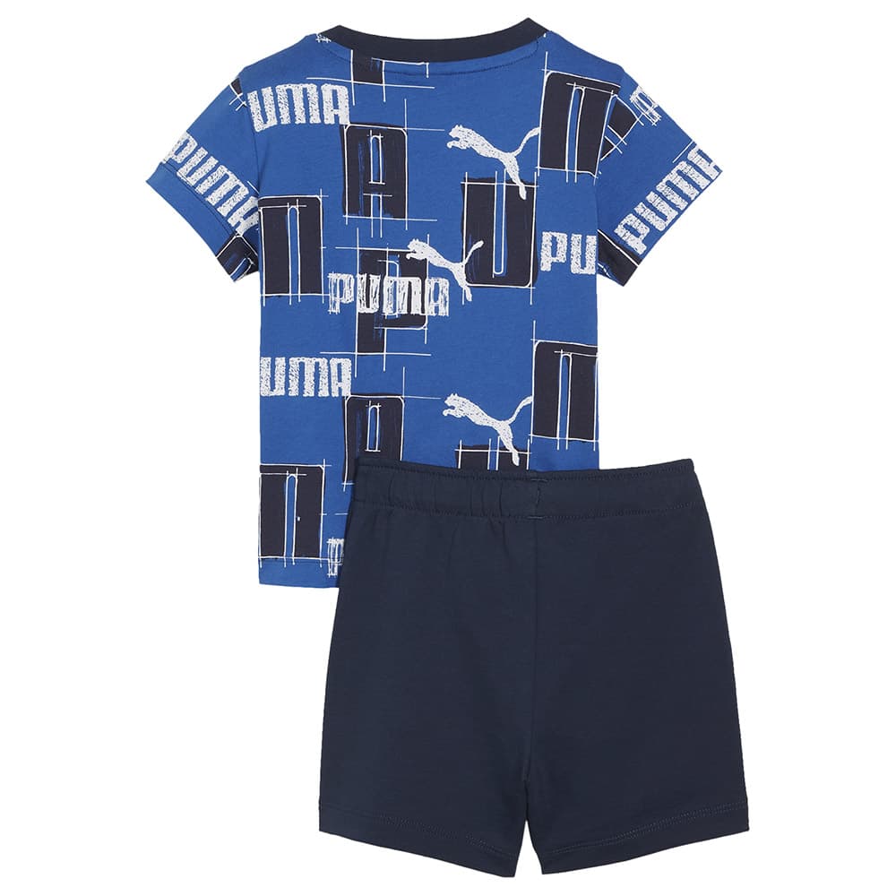 Puma - 2pc-Set - Minicats Logo Lab Graphic Matching Suit - Cobalt