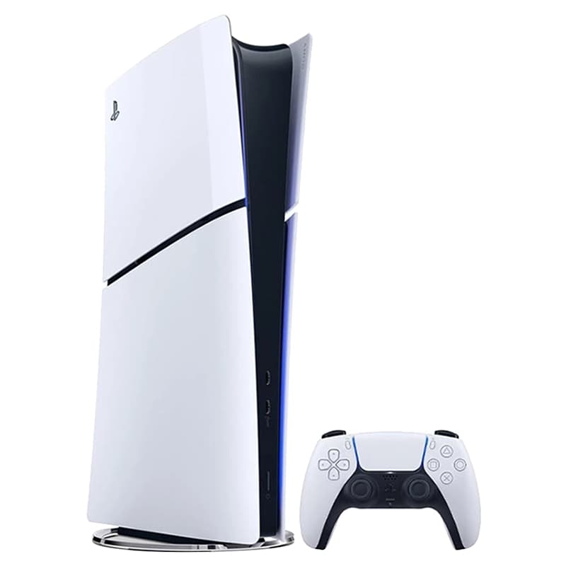 Sony - PlayStation 5 Slim Digital Edition Console - White - 1TB