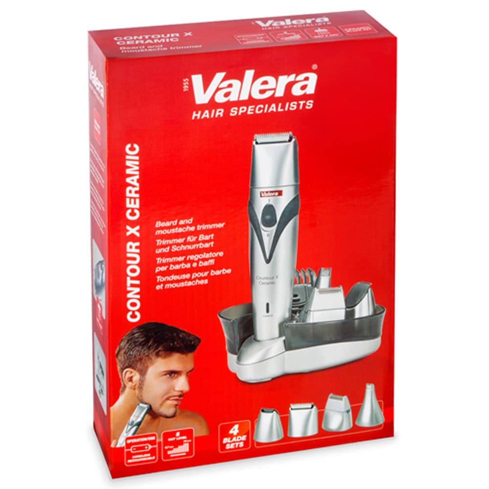 Valera - Contour X Ceramic Beard And Moustache Trimmer Kit