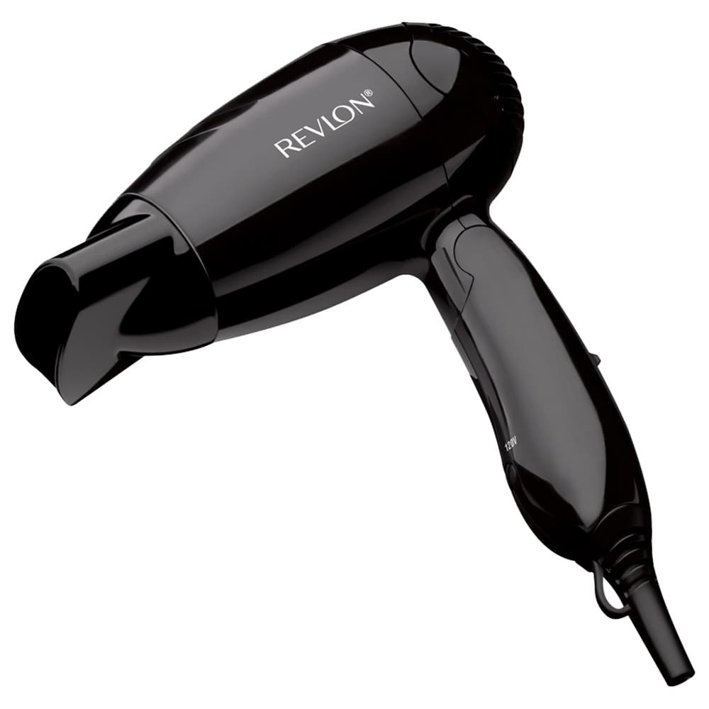 Revlon - Foldable Travel Hair Dryer - Black