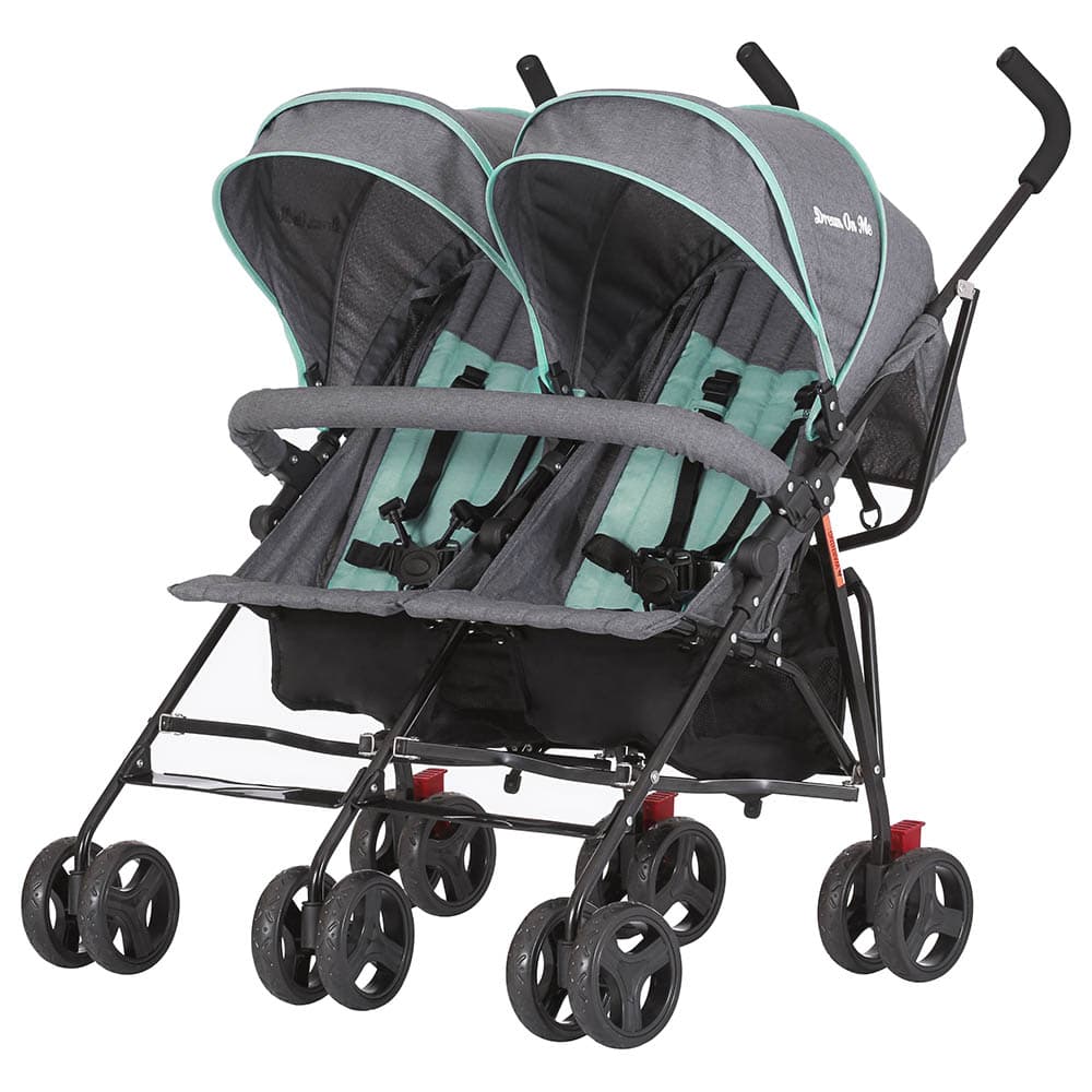 Hababy - Flexi Twin Stroller - Green