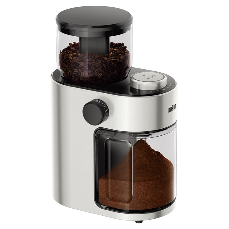 Braun - FreshSet Burr Coffee Grinder - Stainless Steel