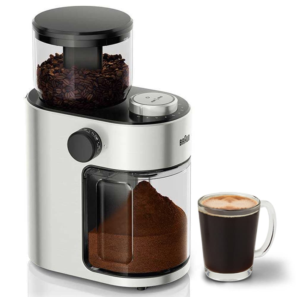 Braun - FreshSet Burr Coffee Grinder - Stainless Steel