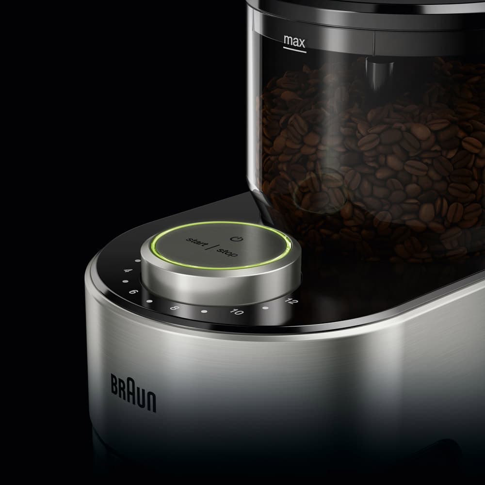 Braun - FreshSet Burr Coffee Grinder - Stainless Steel