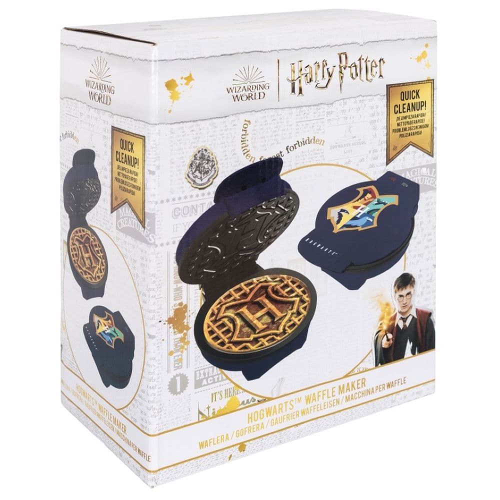 Uncanny Brands - Harry Potter Hogwarts Waffle Maker - Blue