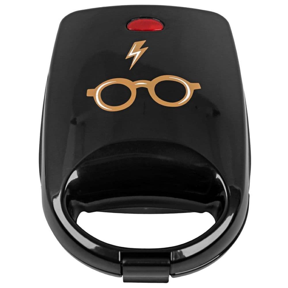 Uncanny Brands - Harry Potter Icon Single Sandwich Maker - Black