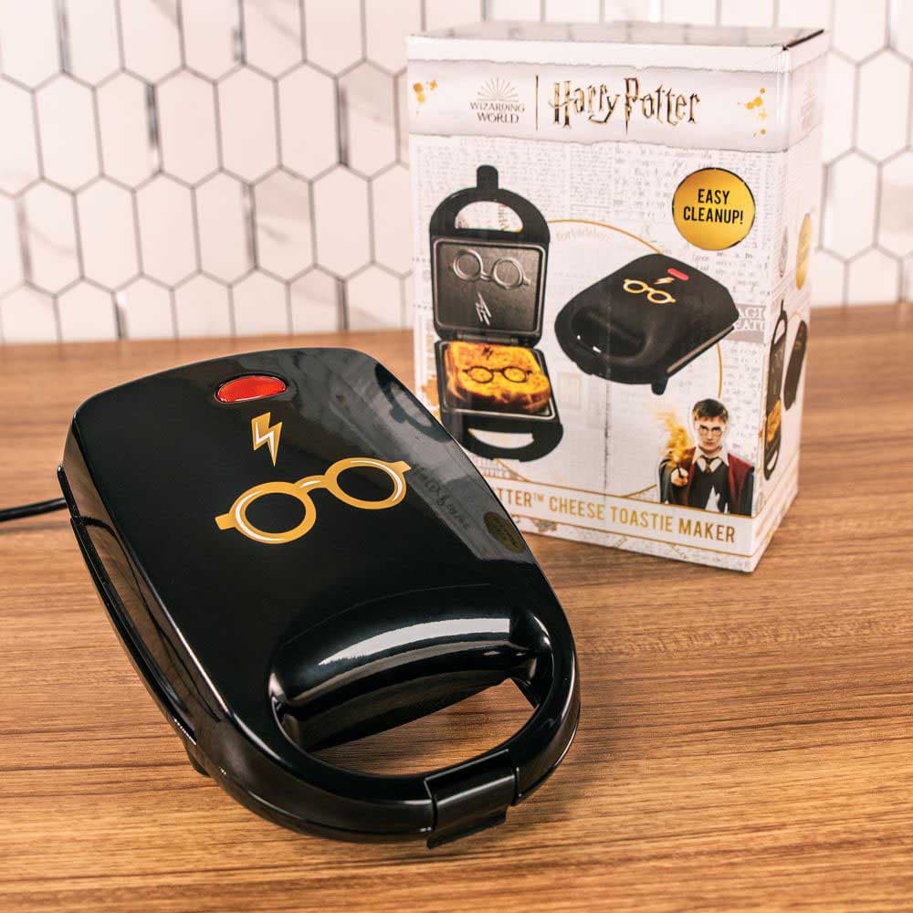 Uncanny Brands - Harry Potter Toaster & Sandwich Maker - Black