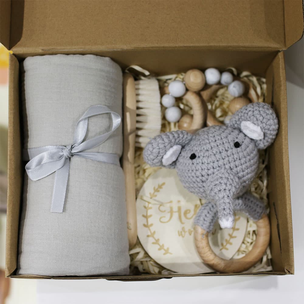 Plastimyr - Newborn Gift Set Box - Elephant