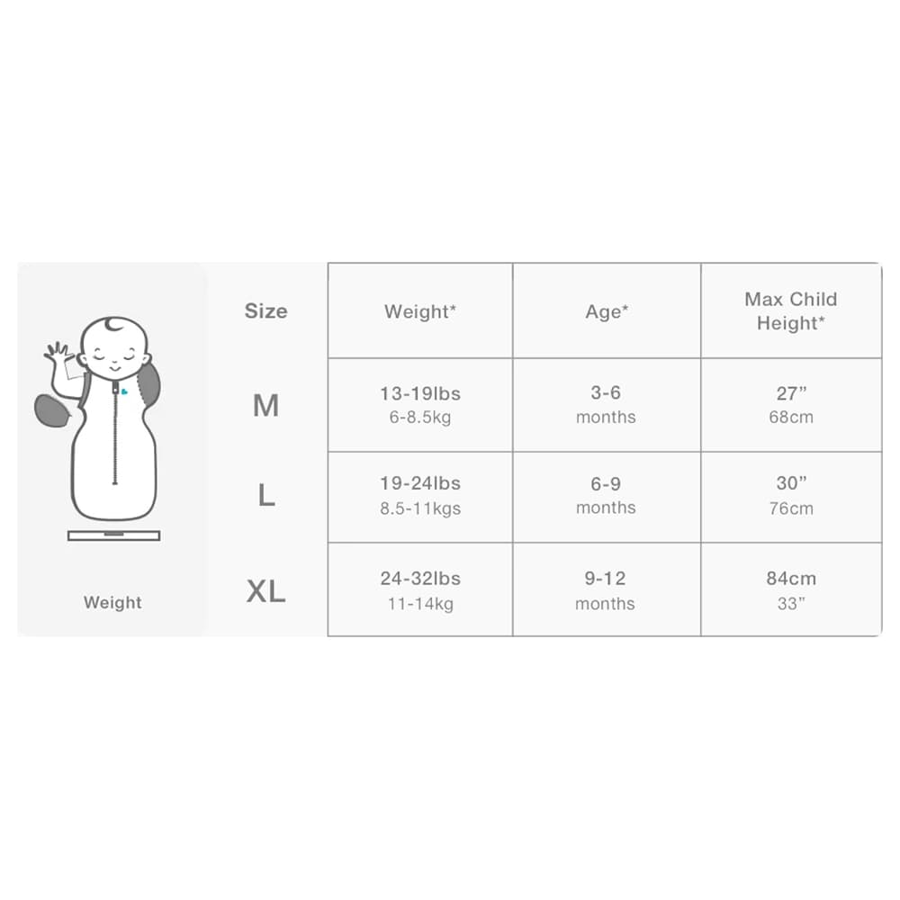 Love To Dream - Swaddle Up Original Dreamer Sleeping Bag - White