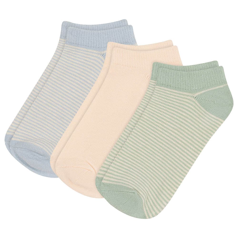 Petit Bateau - 3pc-Set - Children's Pinstriped Socks