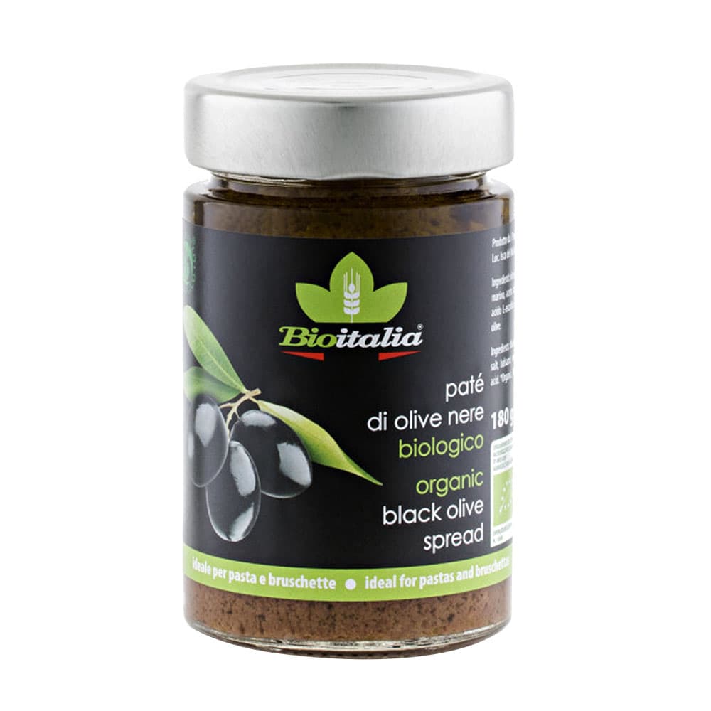 Bioitalia - Organic Black Olive Spread - 180g