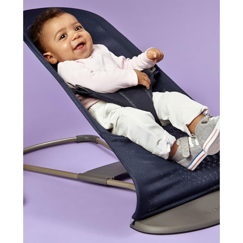 BABYBJORN - Bouncer Bliss Mesh Navy blue