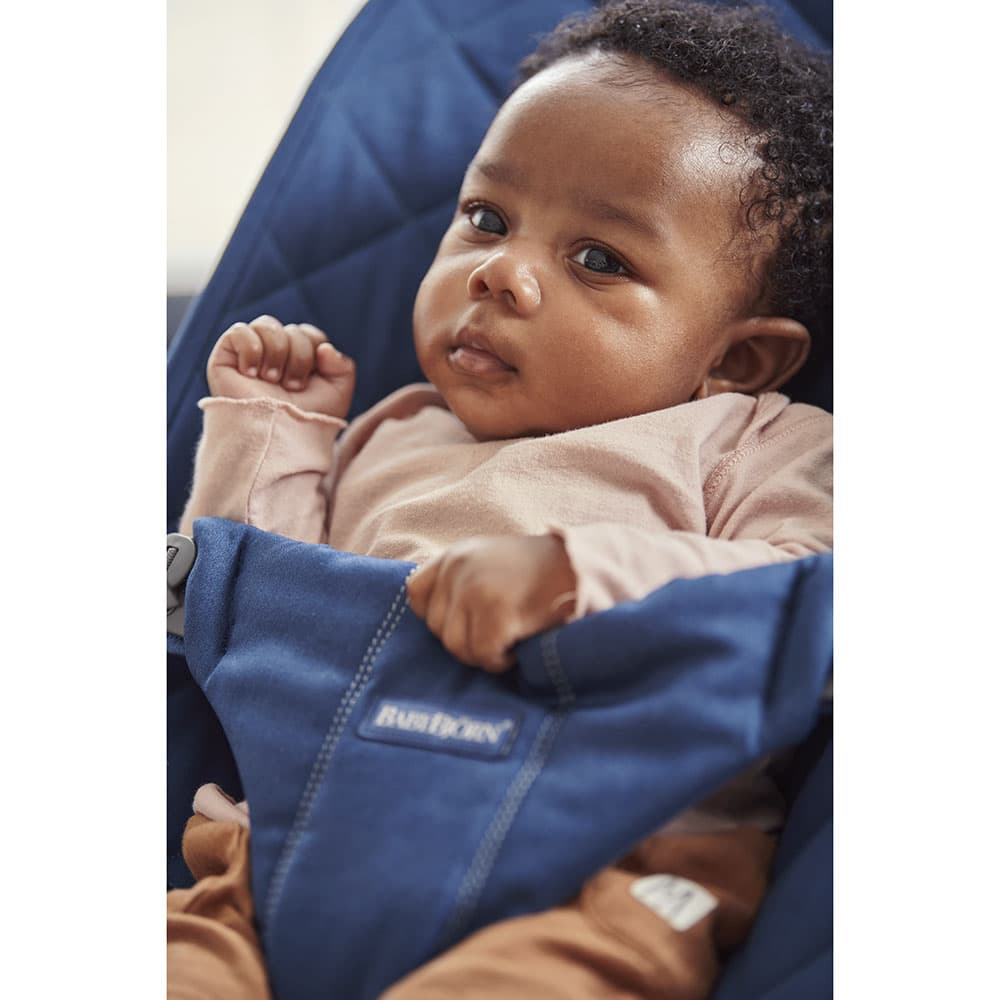 BABYBJORN - Bouncer Bliss Cotton Midnight Blue