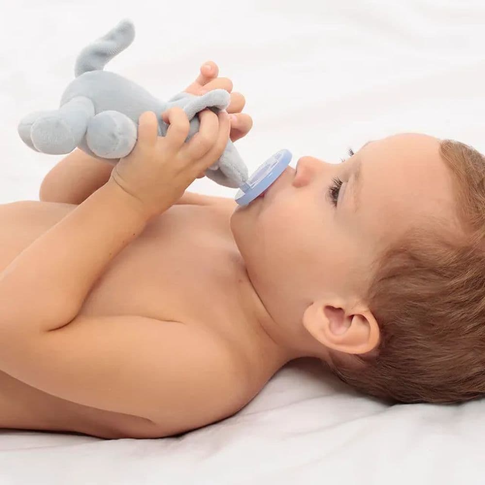 Minikoioi - Elephant Plush Toy With Soother + FREE ONE Silicone Teether