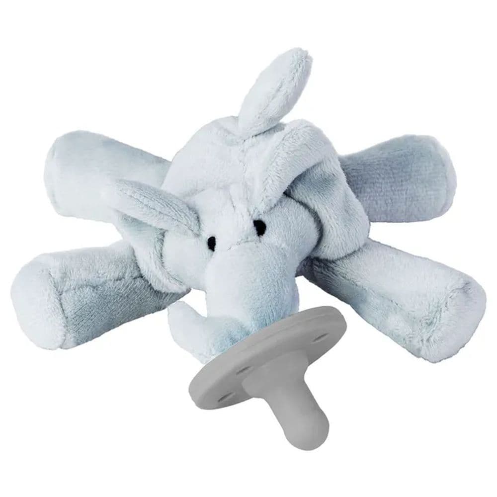 Minikoioi - Elephant Plush Toy With Soother + FREE ONE Silicone Teether