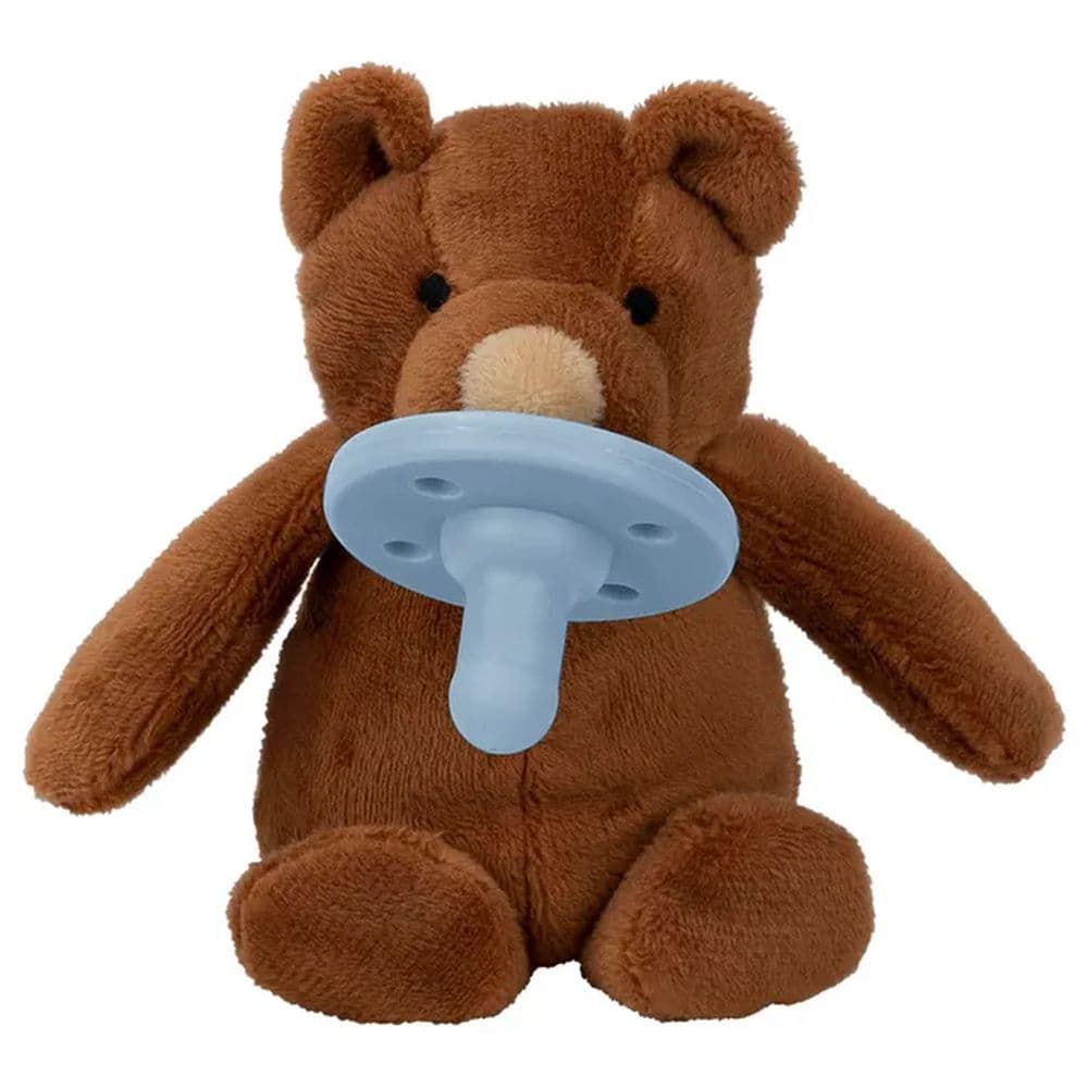 Minikoioi - Bear Plush Toy With Soother + FREE ONE Silicone Teether