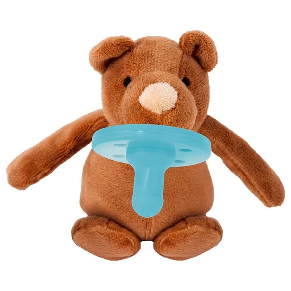 Minikoioi - Bear Plush Toy With Soother + FREE ONE Silicone Teether