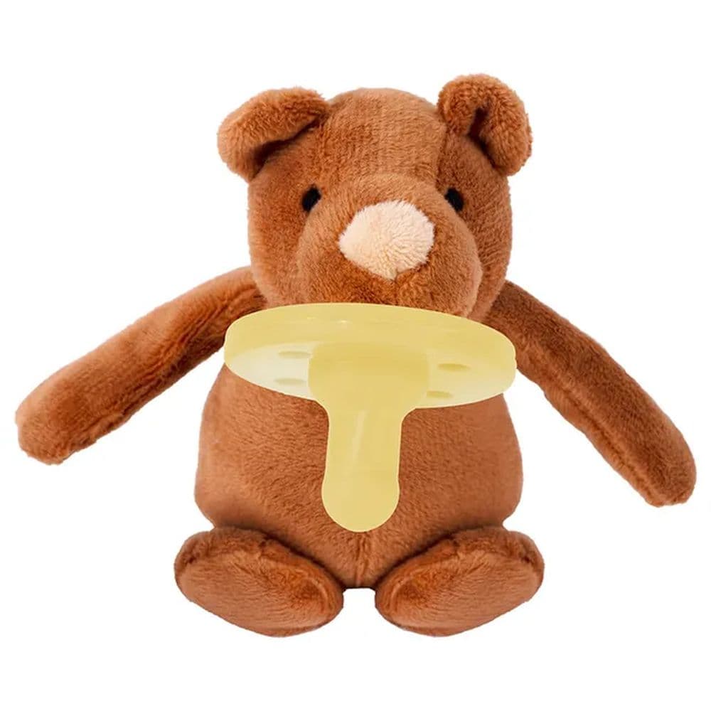 Minikoioi - Bear Plush Toy With Soother + FREE ONE Silicone Teether