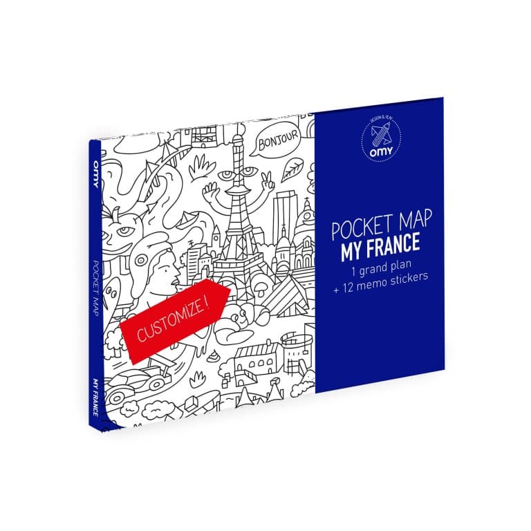 Omy, Pocket Map - France