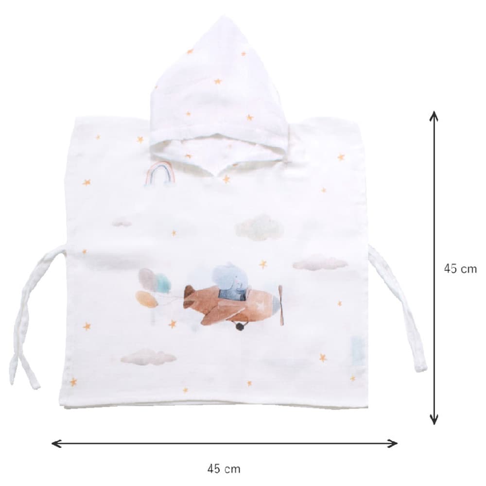 Casadora Baby - Muslin Poncho - Happy Tony