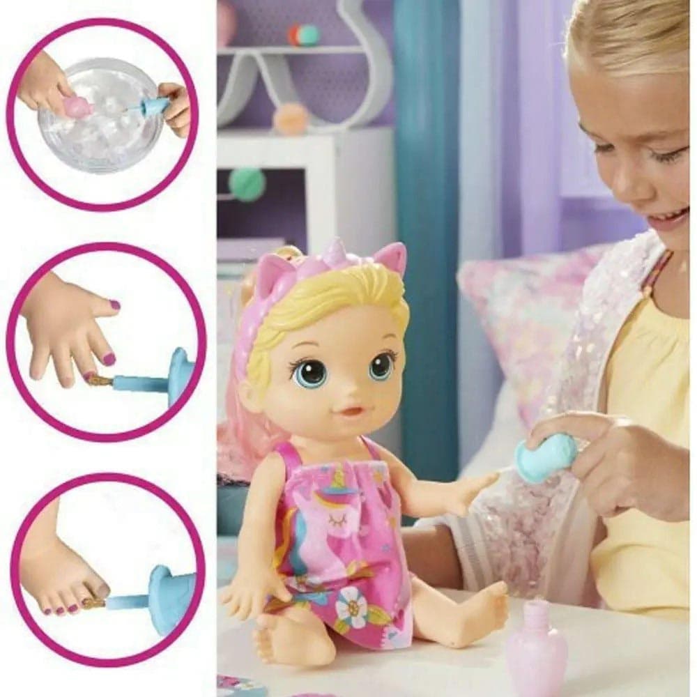 Baby Alive - Glam Spa Baby Doll Set - 5 Pcs