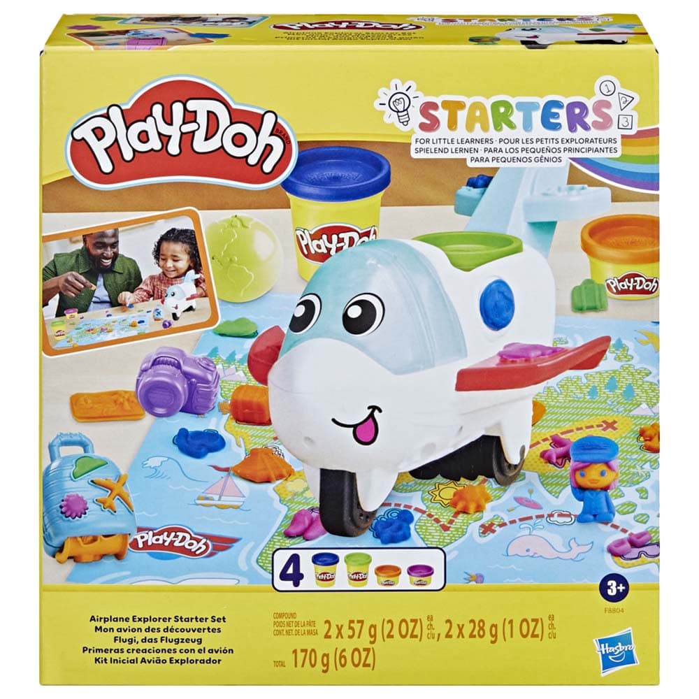 Playdoh - Airplane Explorer Starter Clay Playset - 170g